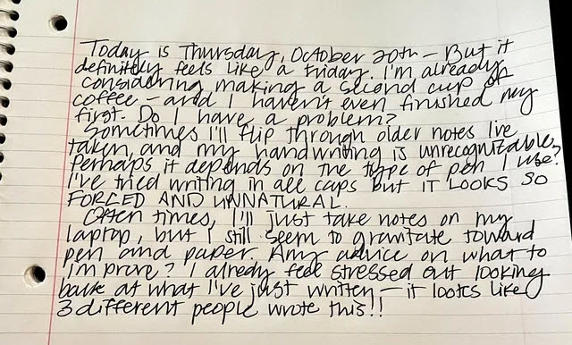 Handwritten Note OCR